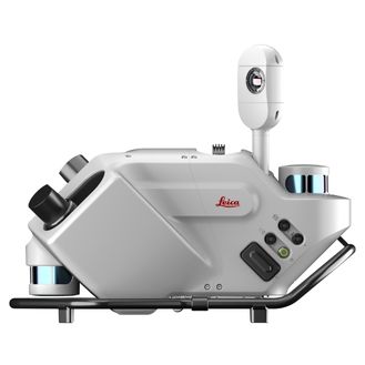 Vue latérale du Leica Pegasus TRK Evo, mettant en valeur l’intégration des technologies GNSS, SLAM et UMI, pour un positionnement précis et continu dans le cadre d’une cartographie mobile de haute précision, même dans des environnements défavorables au GPS.